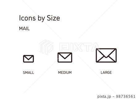 メール　アイコン 98736561