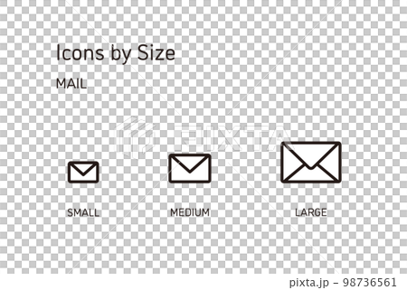 メール　アイコン 98736561