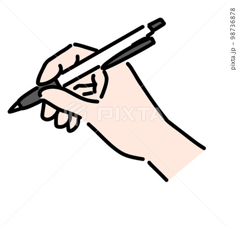 ペンを持っているイラスト 98736878