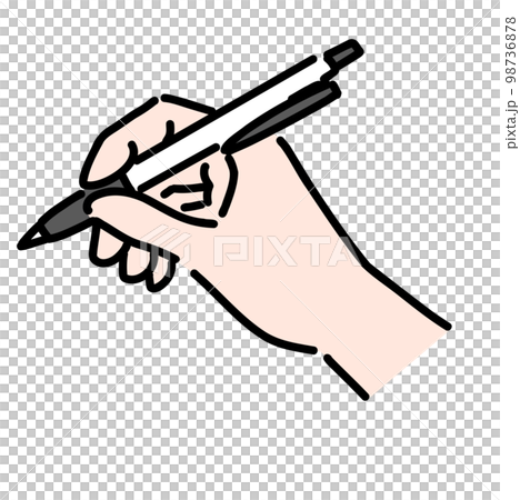 ペンを持っているイラスト 98736878