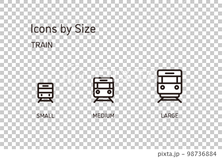 Train railway icon 98736884