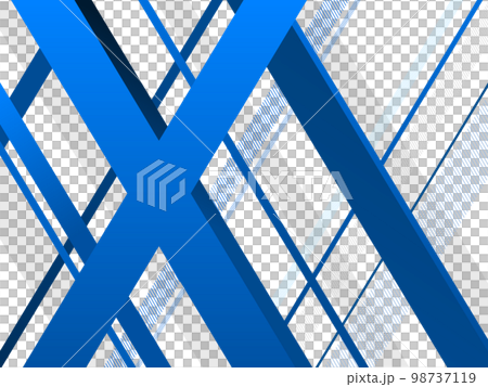 Background image transparent diagonal line X-shaped business blue 98737119