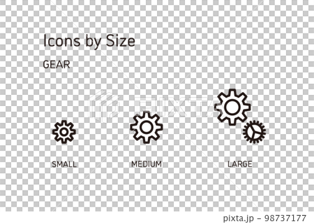 Gear machine setting icon Gear machine setting icon 98737177