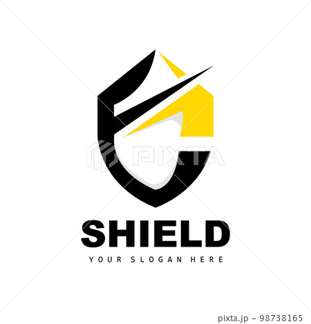 Shield Logo, Safe And Strong Security Vector, Design, Protection Simple Style, Template Brand Icon Shield Logo, Safe And Strong Security Vector, Design, Protection Simple Style, Template Brand Icon 98738165
