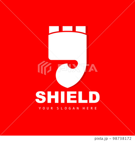 Shield Logo, Safe And Strong Security Vector, Design, Protection Simple Style, Template Brand Icon Shield Logo, Safe And Strong Security Vector, Design, Protection Simple Style, Template Brand Icon 98738172