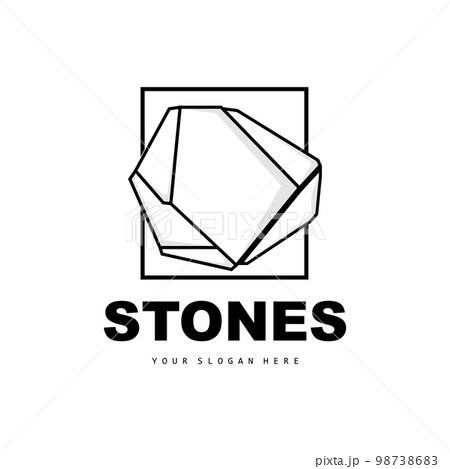 Stone Logo, Vector Stone Modern With Geometry Line Style, Design For Aesthetic Decoration, Brand Modern Product, Simple Icon Abstract Aesthetic Geometry Line Stone Logo, Vector Stone Modern With Geometry Line Style, Design For Aesthetic Decoration, Brand Modern Product, Simple Icon Abstract Aesthetic Geometry Line 98738683