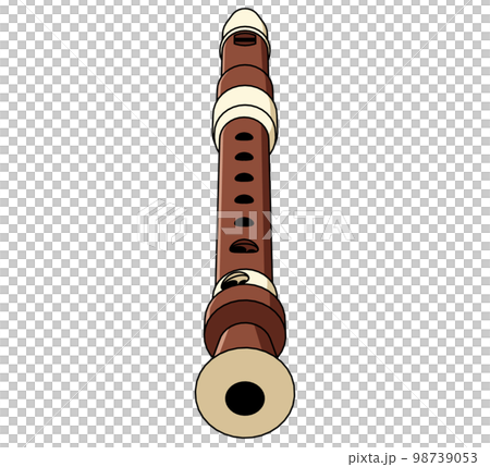 記錄器對角線的插圖 記錄器對角線的插圖 98739053