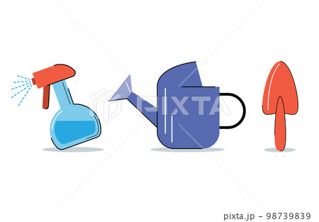 set of planting equipment isolated vector illustration set of planting equipment isolated vector illustration 98739839