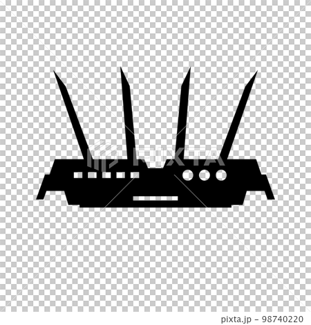 router silhouette icon 98740220