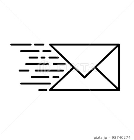 Eメールデータの送信アイコン。ベクター。 Eメールデータの送信アイコン。ベクター。 98740274