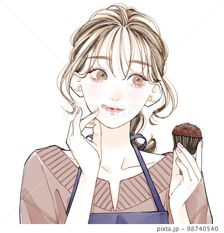 手作りカップケーキ 98740540