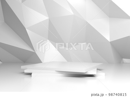 背景_抽象的な3Dステージ 背景_抽象的な3Dステージ 98740815