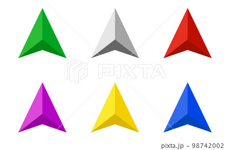 方位の矢印アイコン　バリエーションセット 98742002