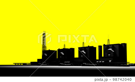 原子力発電所のイラスト3 原子力発電所のイラスト3 98742040