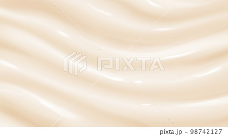 Texture of white yogurt, milk or cream surface 98742127