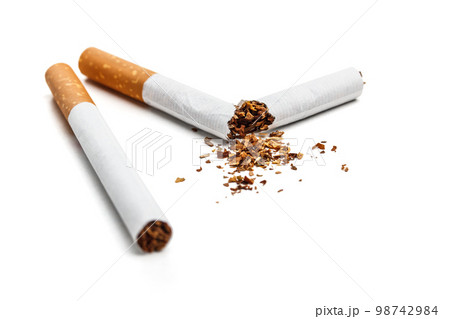 Broken cigarette Broken cigarette 98742984