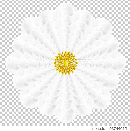 Flower graphic made with knob work Flower graphic made with knob work 98744615