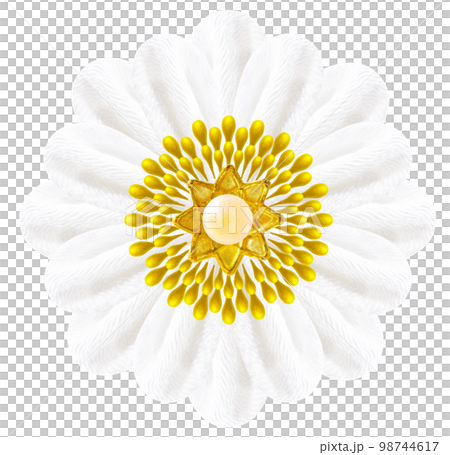 Flower graphic made with knob work Flower graphic made with knob work 98744617