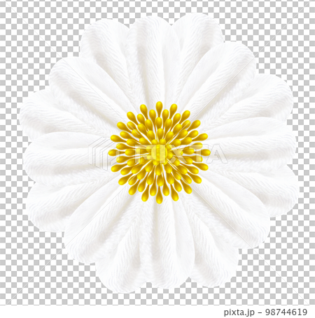 用旋鈕製作的花卉圖案 98744619