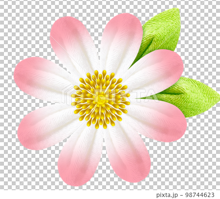 用旋鈕製作的花卉圖案 98744623