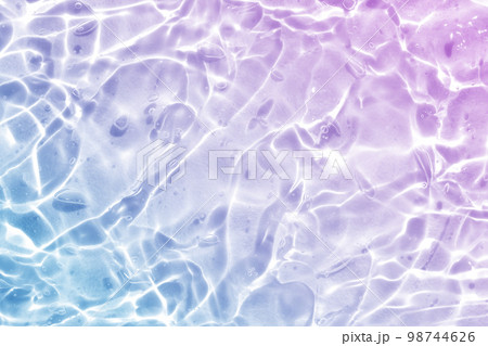 水 ジェル 波 青 紫 テクスチャ 背景 98744626