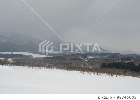 鬼首の雪景色・鳴子温泉鬼首（宮城県） 98745005