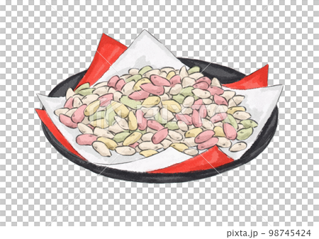 Kanto Hinata 在黑板和紙上的插圖（水彩風格） 98745424