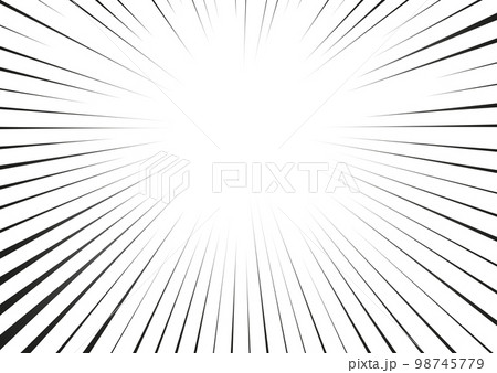 Manga radial speed lines for comic effect. Manga radial speed lines for comic effect. 98745779