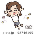 ダイエット　体重計　痩せた 98746195