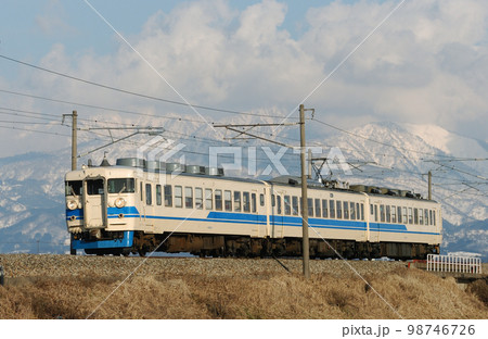 北陸本線　水橋ー東富山　JR西日本　475系　A13編成（金沢） 98746726