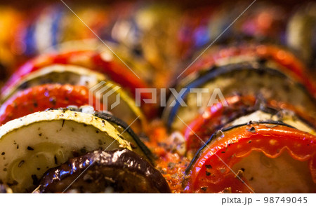 Ratatouille. French dish. Close-up. 98749045