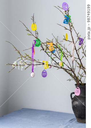 Festive Easter decoration Festive Easter decoration 98749199
