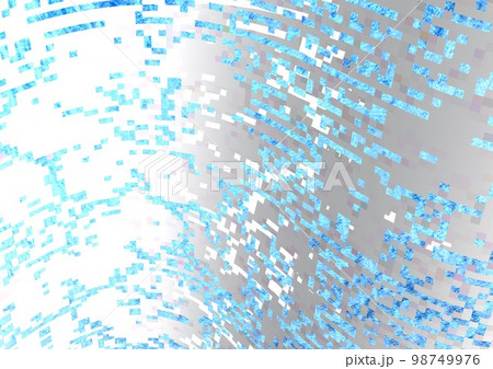 デジタル　テクノロジー　シンプル　背景(3DCGイメージ) 98749976