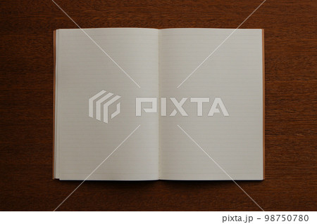 白紙のノート(合成素材) 白紙のノート(合成素材) 98750780