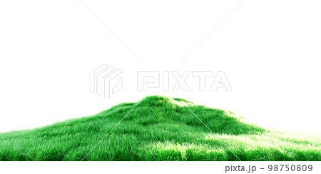 緑色の丘のイラスト 緑色の丘のイラスト 98750809