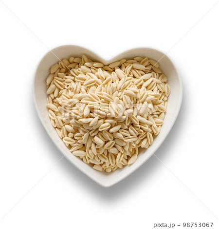 Pasta Cavatelli in white plate isolated on white . 98753067