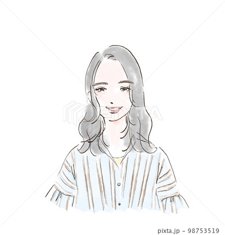 パーソナルカラーサマーのイラスト 98753519