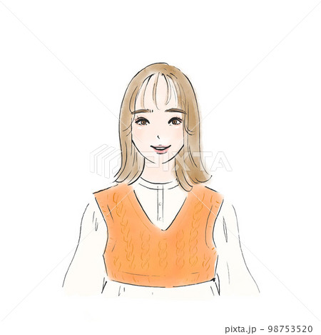 パーソナルカラースプリングのイラスト 98753520