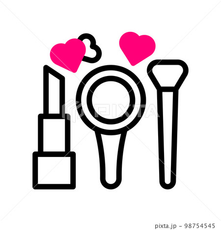 valentine icon set duotone black pink style illustration vector element and symbol perfect. valentine icon set duotone black pink style illustration vector element and symbol perfect. 98754545