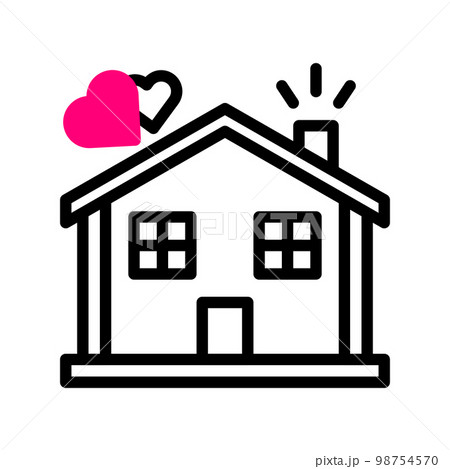 valentine icon set duotone black pink style illustration vector element and symbol perfect. valentine icon set duotone black pink style illustration vector element and symbol perfect. 98754570
