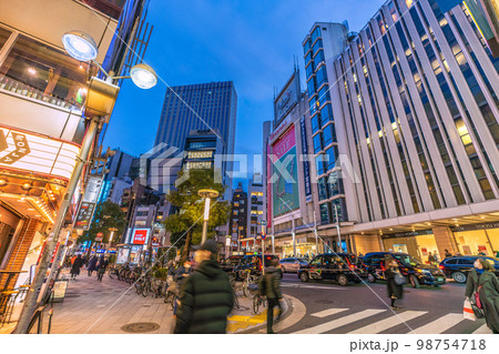 日本の東京都市景観 55年の歴史に幕。渋谷の東急百貨店本店が1月31日閉店＝1月31日 98754718