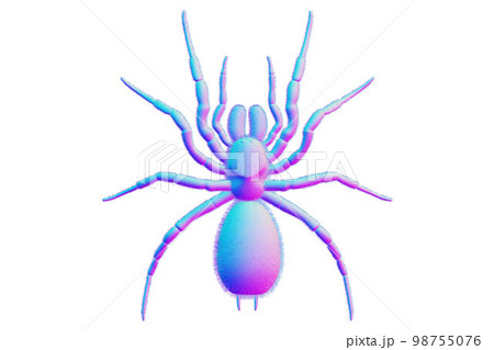 3d rendered of Spider Tarantula. Largest spider...のイラスト素材 [98755076 ...