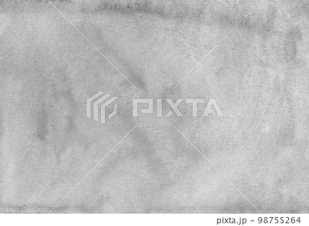 Watercolor gray background texture. Aquarelle abstract old monochrome backdrop. 98755264