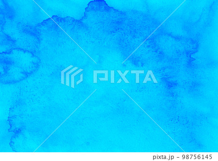 Watercolor blue background texture hand painted. Watercolour turquoise stains on paper. Watercolor blue background texture hand painted. Watercolour turquoise stains on paper. 98756145