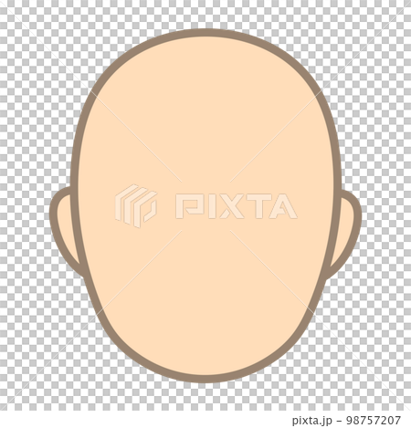 顔の輪郭 98757207