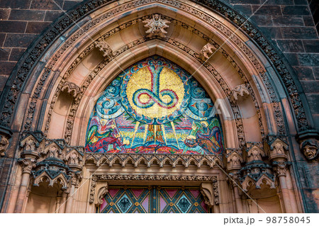 Vysehrad basilica, Prague, czech republic 98758045