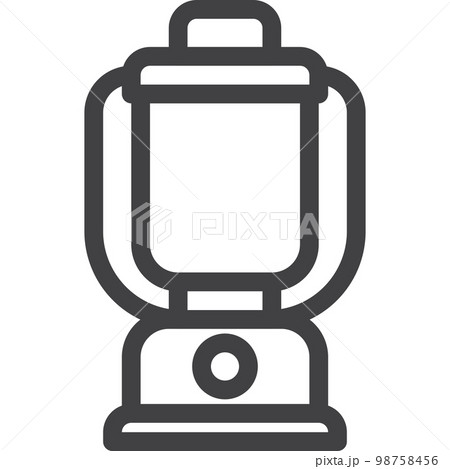 lantern icon, electricity lantern, simple thin line icon sets 98758456