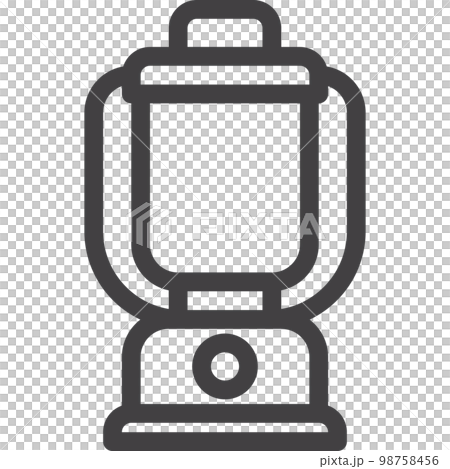lantern icon, electricity lantern, simple thin line icon sets 98758456