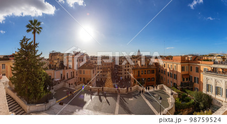 Spanish Steps in city of Rome, Italy. 98759524