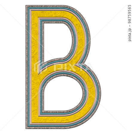 Decorative letter on transparent background.Art font illustration. Decorative letter on transparent background.Art font illustration. 98759565